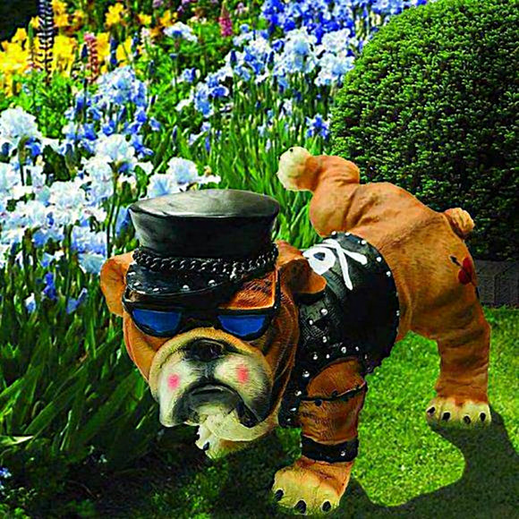 Garden Decor‎ Creative Resin Gnomes Funny Dog Statues - Picture 1 of 6